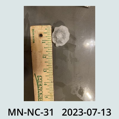 Hail Obs Photo