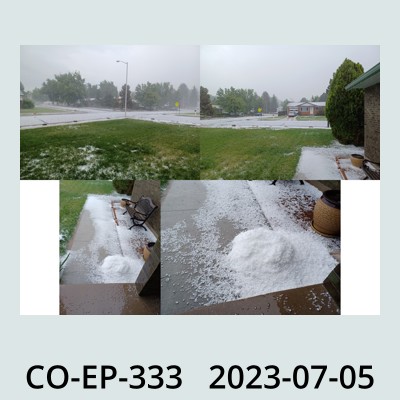 Hail Obs Photo