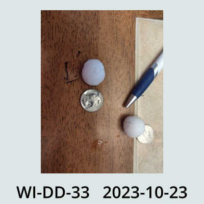 Hail Obs Photo