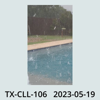 Hail Obs Photo