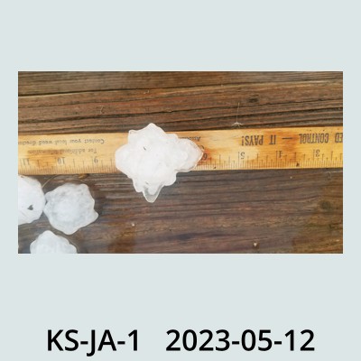 Hail Obs Photo