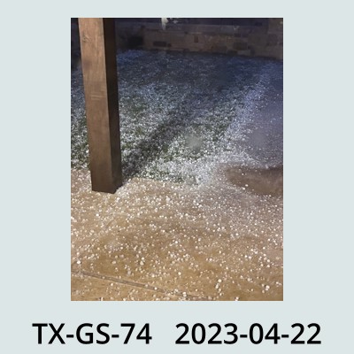 Hail Obs Photo