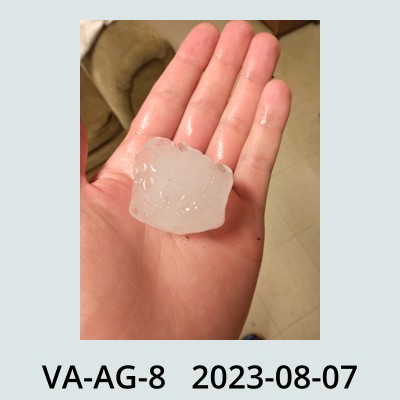 Hail Obs Photo
