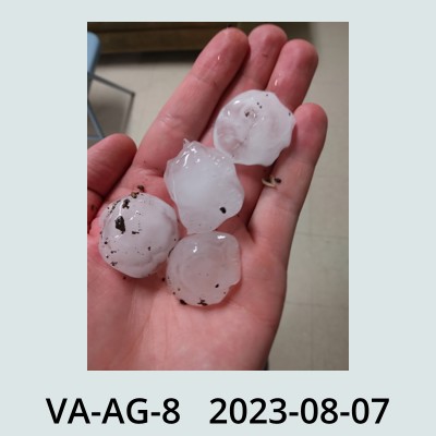 Hail Obs Photo