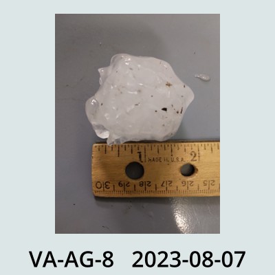 Hail Obs Photo