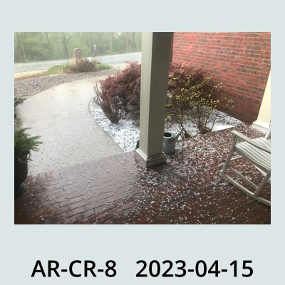Hail Obs Photo