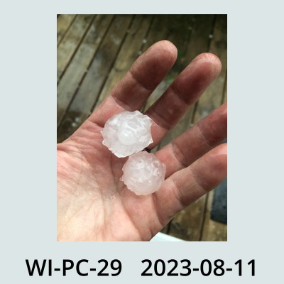 Hail Obs Photo