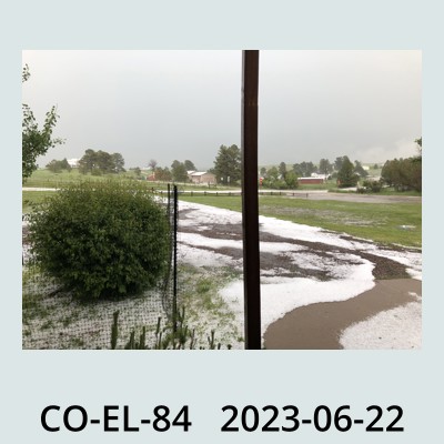Hail Obs Photo