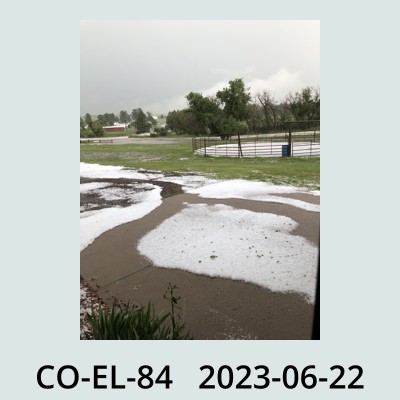 Hail Obs Photo