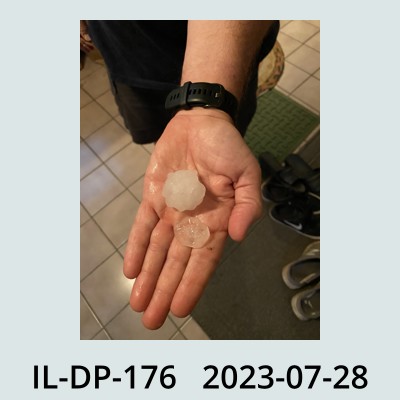 Hail Obs Photo