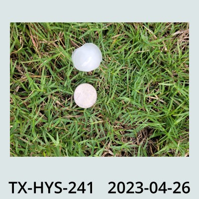 Hail Obs Photo