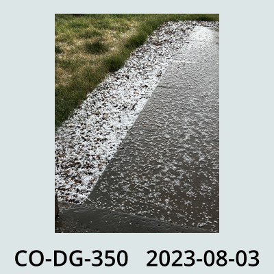 Hail Obs Photo