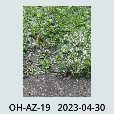 Hail Obs Photo