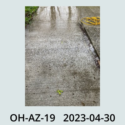 Hail Obs Photo