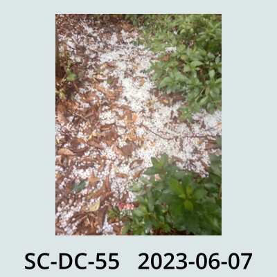 Hail Obs Photo