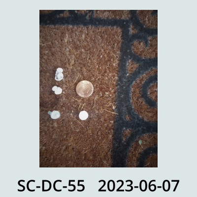 Hail Obs Photo