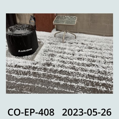 Hail Obs Photo