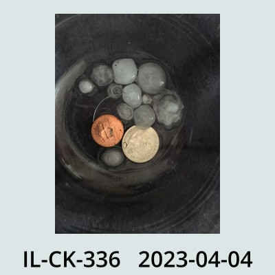Hail Obs Photo