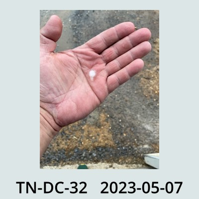 Hail Obs Photo