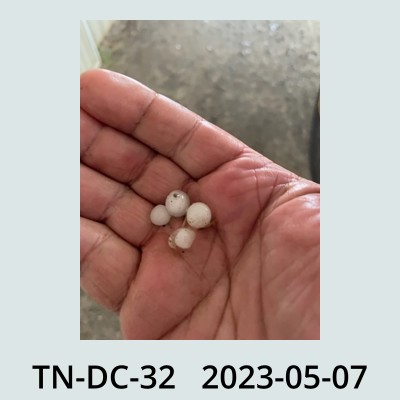 Hail Obs Photo