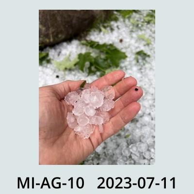 Hail Obs Photo