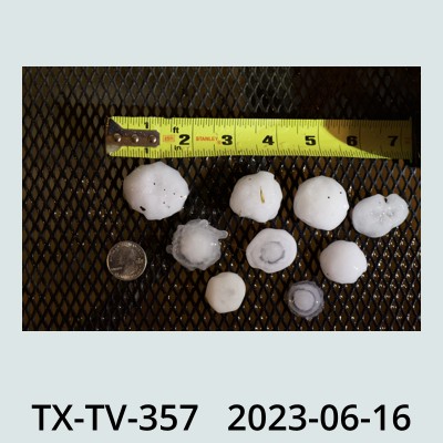 Hail Obs Photo