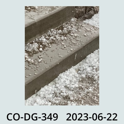 Hail Obs Photo
