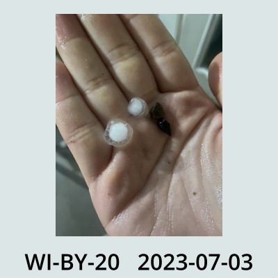 Hail Obs Photo