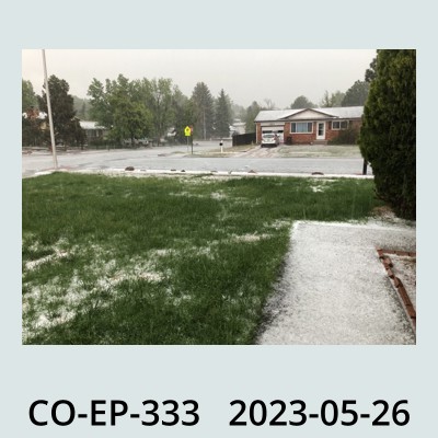 Hail Obs Photo