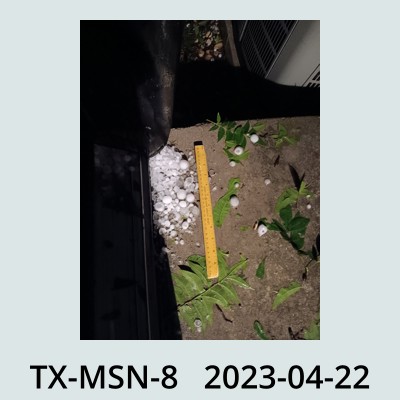 Hail Obs Photo