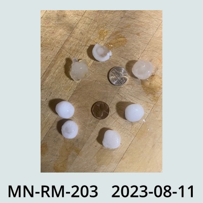 Hail Obs Photo