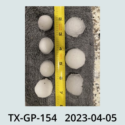 Hail Obs Photo