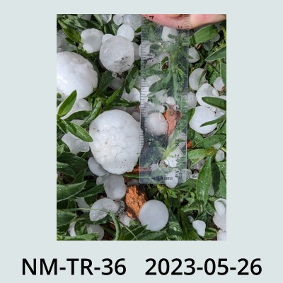 Hail Obs Photo