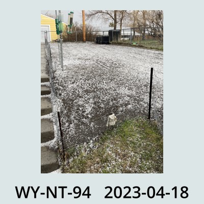 Hail Obs Photo