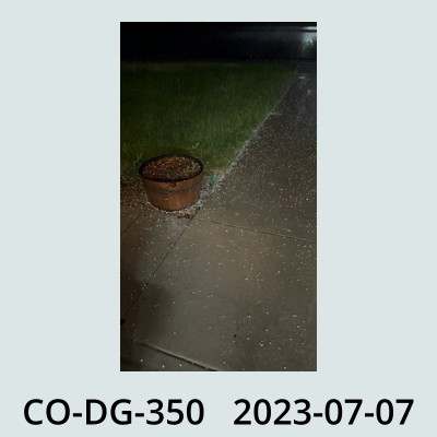 Hail Obs Photo
