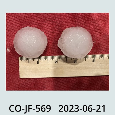 Hail Obs Photo