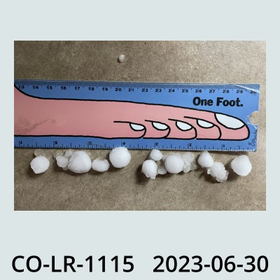 Hail Obs Photo