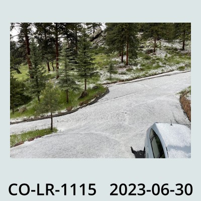 Hail Obs Photo