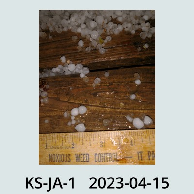 Hail Obs Photo