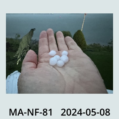 Hail Obs Photo