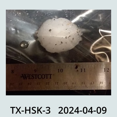Hail Obs Photo