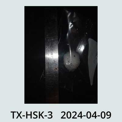 Hail Obs Photo