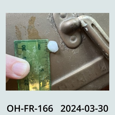 Hail Obs Photo