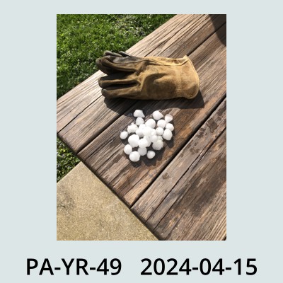 Hail Obs Photo