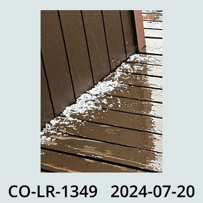Hail Obs Photo