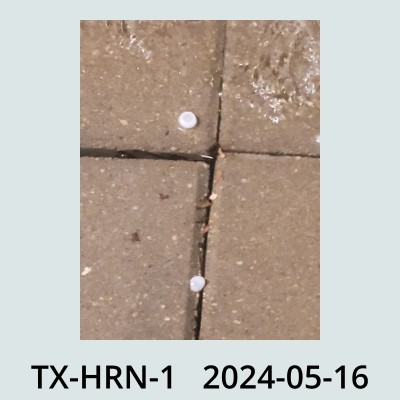 Hail Obs Photo