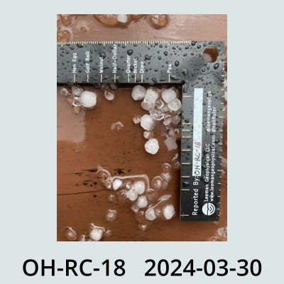 Hail Obs Photo