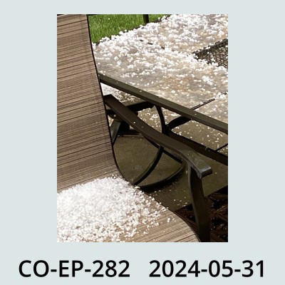 Hail Obs Photo