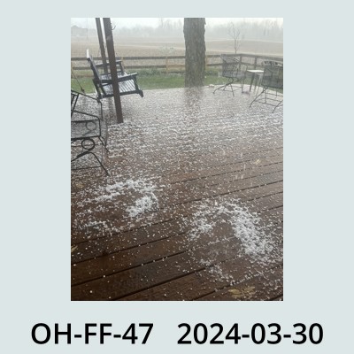 Hail Obs Photo