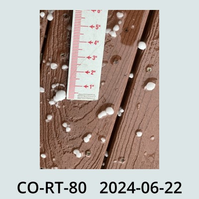 Hail Obs Photo